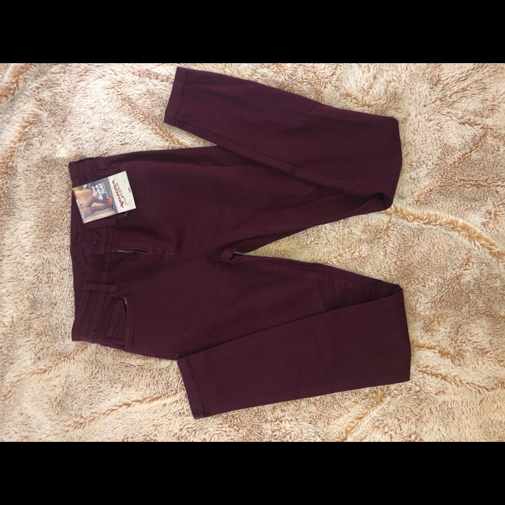 purple jeans